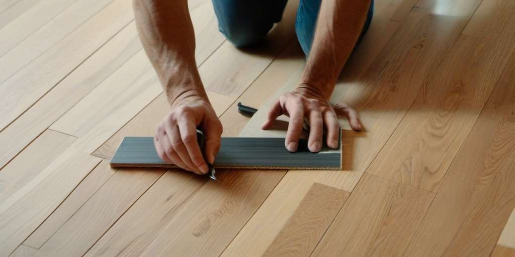 parquet de madera flotante